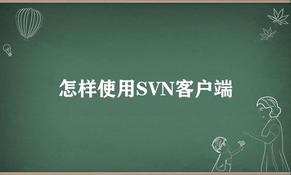 怎样使用SVN客户端