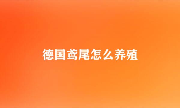 德国鸢尾怎么养殖