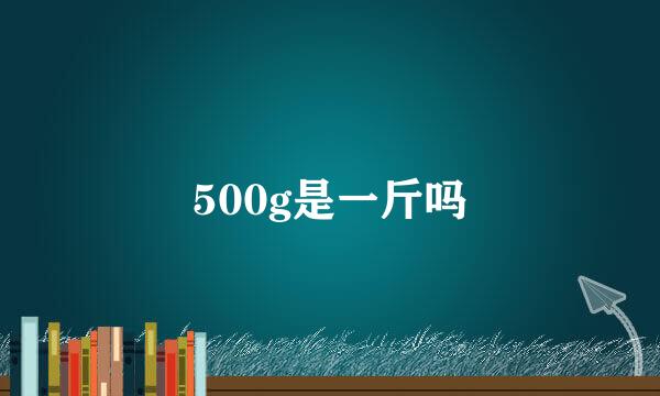 500g是一斤吗