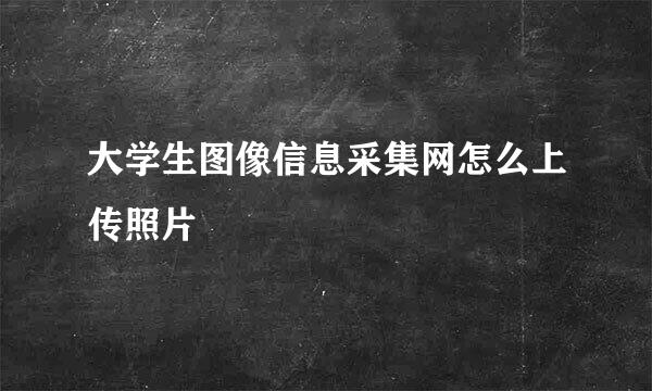 大学生图像信息采集网怎么上传照片