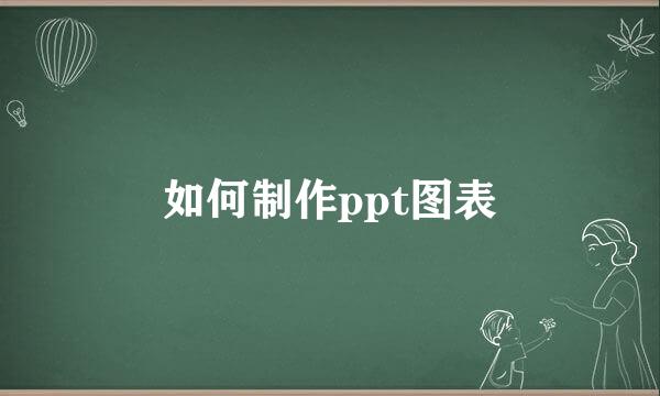 如何制作ppt图表