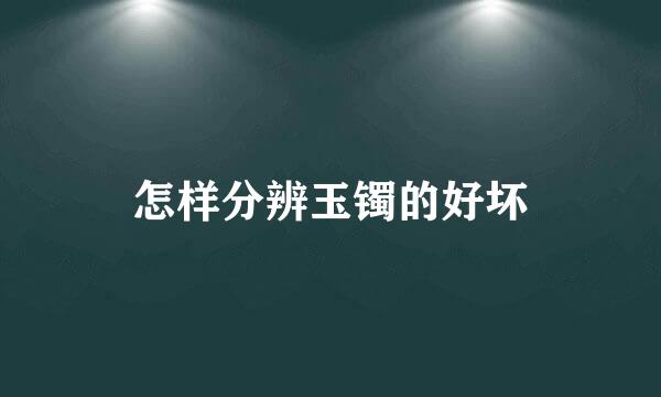 怎样分辨玉镯的好坏