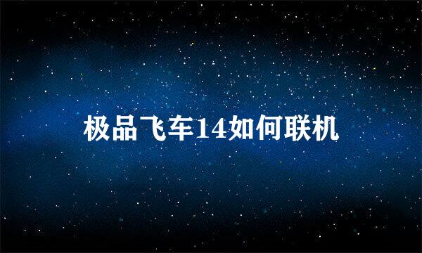 极品飞车14如何联机