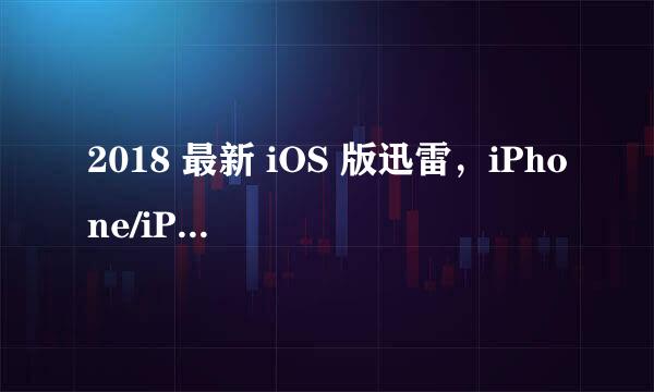 2018 最新 iOS 版迅雷，iPhone/iPad 均可使用