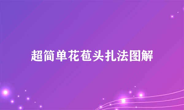 超简单花苞头扎法图解