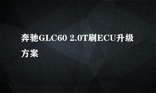 奔驰GLC60 2.0T刷ECU升级方案