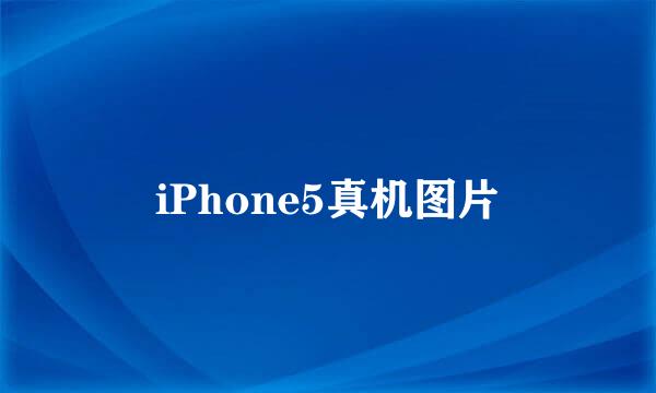 iPhone5真机图片