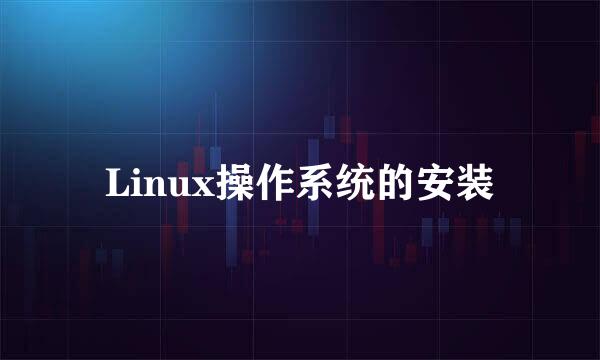 Linux操作系统的安装