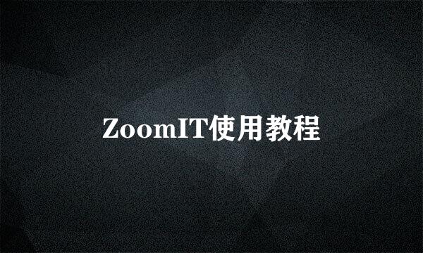 ZoomIT使用教程