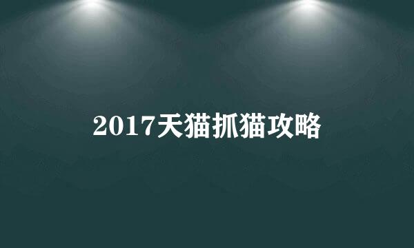 2017天猫抓猫攻略