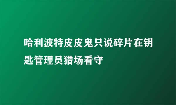 哈利波特皮皮鬼只说碎片在钥匙管理员猎场看守