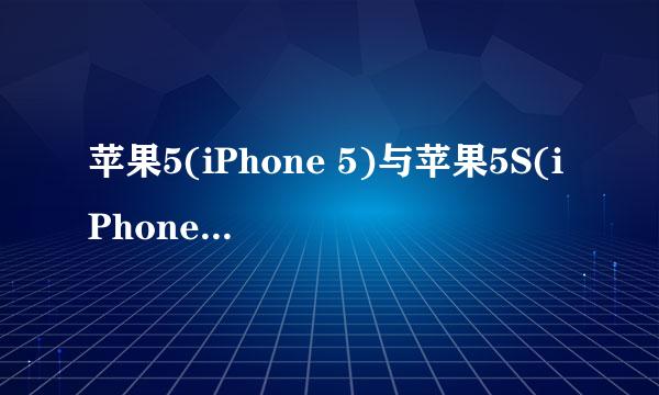 苹果5(iPhone 5)与苹果5S(iPhone 5S)的区别