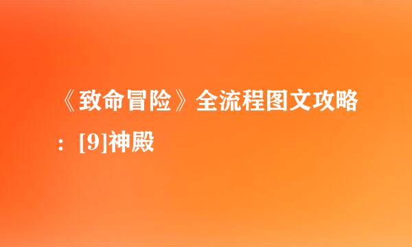 《致命冒险》全流程图文攻略：[9]神殿